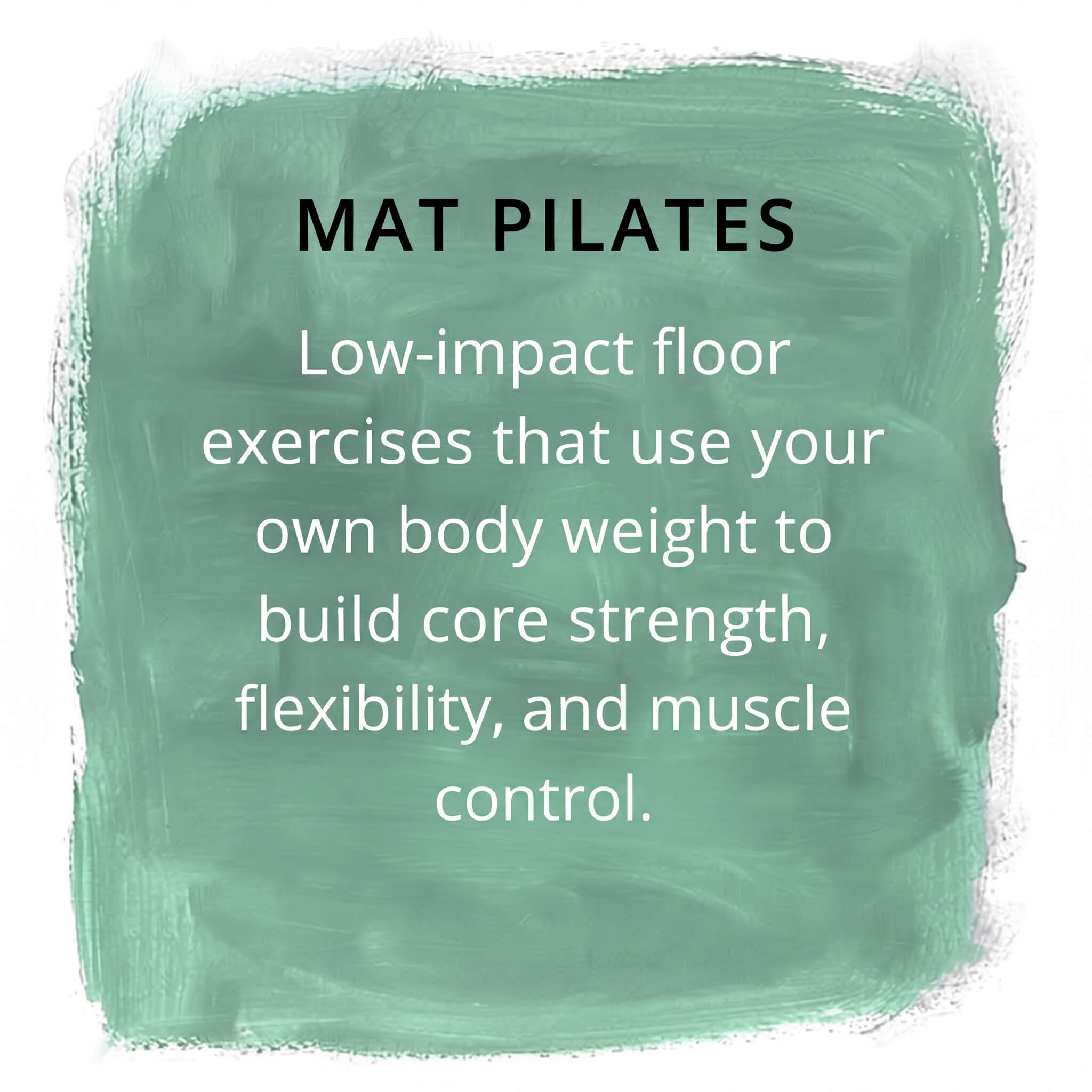 Mat Pilates Class Description